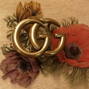 Gucci brass belt buckle